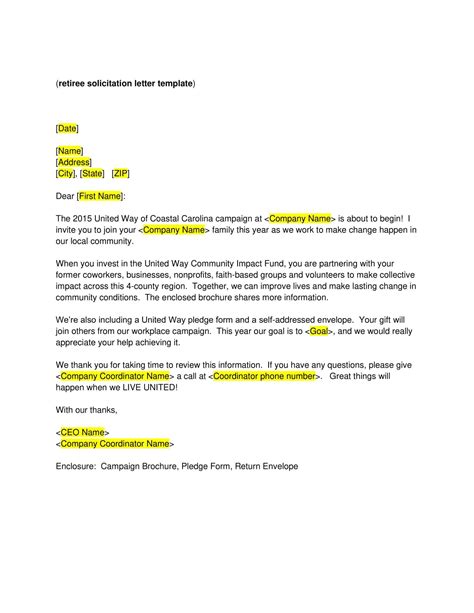 9+ Solicitation Letter Templates in PDF .